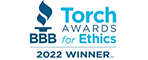 BBB Torch Awards for Ethics winner badge